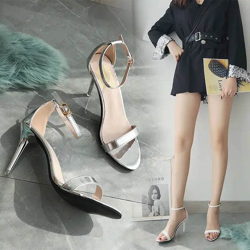 Office High Heels Women's Buckle Strap Casual Pumps - ROYAL EQUIPS