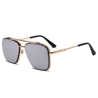 Classic Square Cool Male&Female Vintage Brand Design Metal Sun Glasses - ROYAL EQUIPS