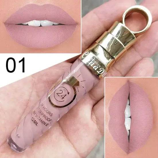 Velvet Matte Liquid Lipstick - Waterproof & Long-Lasting Lip Tint - ROYAL EQUIPS