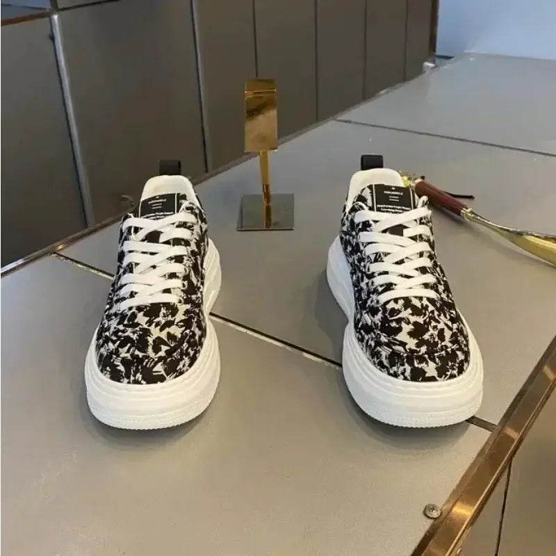 Leisure Shoes For Men with Fabric Surface Breathable Versatile Flat Bottomed Non-Slip Sneakers - ROYAL EQUIPS