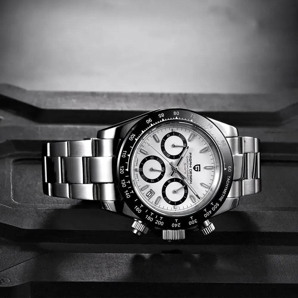 Men's Quartz Business Watch - Luxury Top Brand Chronograph VK63 - ROYAL EQUIPS