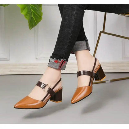 Pointy Sandals Plus Size Women's High Heels - ROYAL EQUIPS