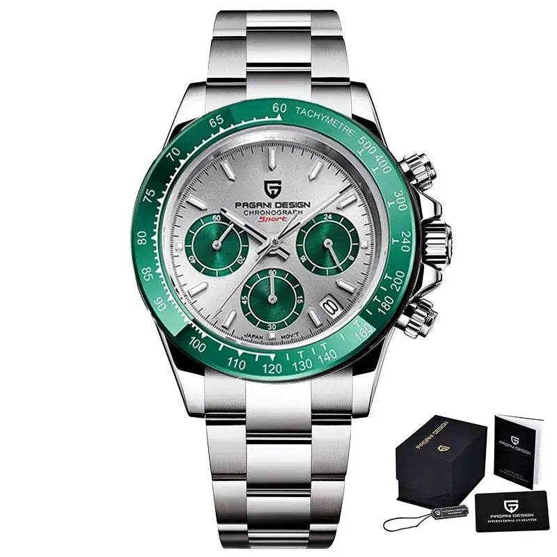 Men's Quartz Business Watch - Luxury Top Brand Chronograph VK63 - ROYAL EQUIPS