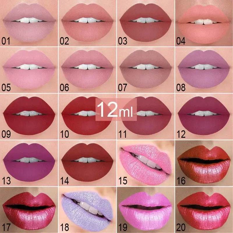 Velvet Matte Liquid Lipstick - Waterproof & Long-Lasting Lip Tint - ROYAL EQUIPS