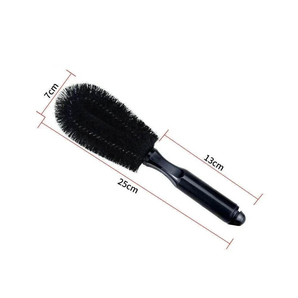 Wheel Brushes BLACK PP Brand New Car Wash Brushes Cleaning Brush Tools Car Rim Scrubber Car Wash Maintenance Accessories - ROYAL EQUIPS