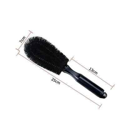 Wheel Brushes BLACK PP Brand New Car Wash Brushes Cleaning Brush Tools Car Rim Scrubber Car Wash Maintenance Accessories - ROYAL EQUIPS