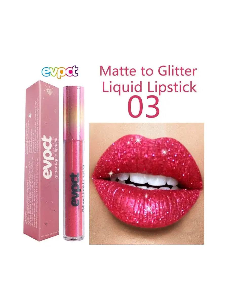 Diamond Shine Waterproof Glitter Lip Gloss - 18 Colors - ROYAL EQUIPS