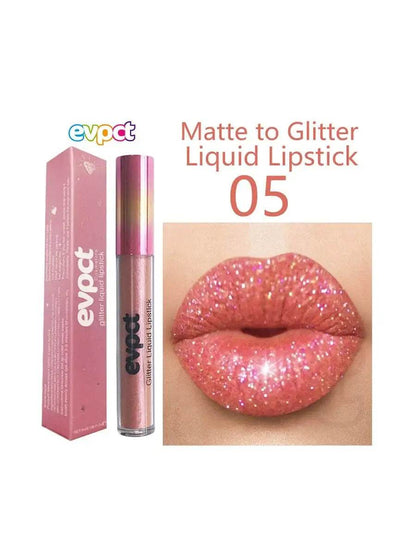 Diamond Shine Waterproof Glitter Lip Gloss - 18 Colors - ROYAL EQUIPS