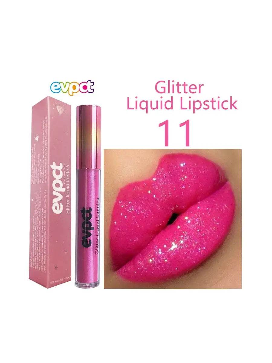 Diamond Shine Waterproof Glitter Lip Gloss - 18 Colors - ROYAL EQUIPS
