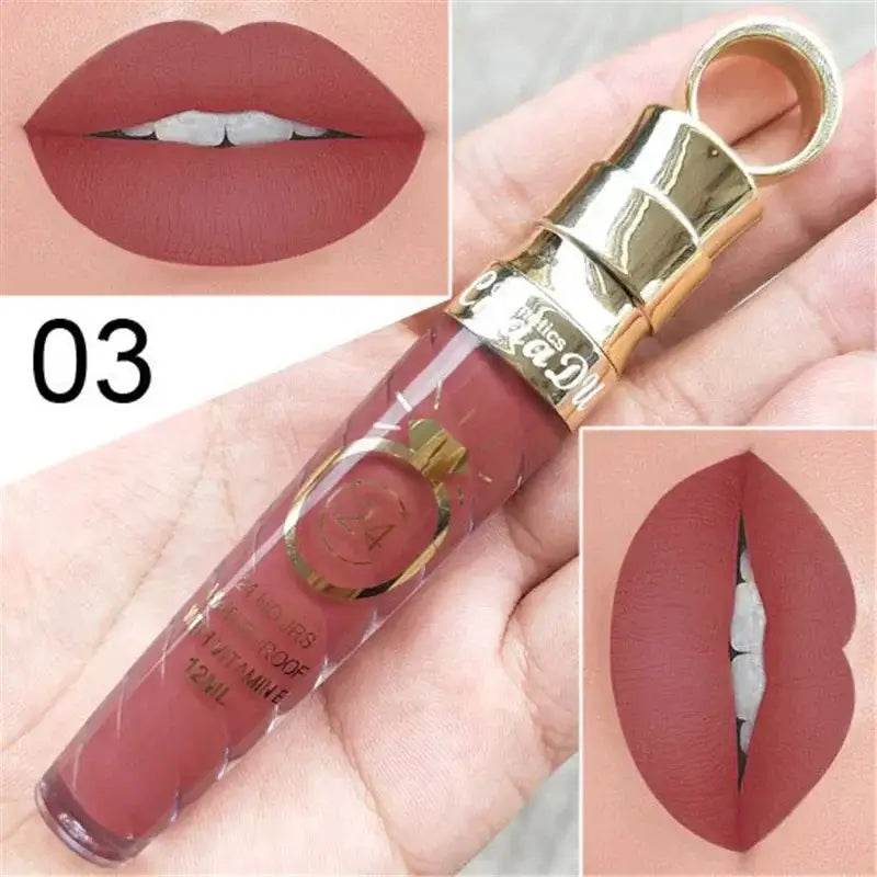 Velvet Matte Liquid Lipstick - Waterproof & Long-Lasting Lip Tint - ROYAL EQUIPS