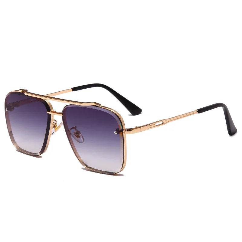Classic Square Cool Male&Female Vintage Brand Design Metal Sun Glasses - ROYAL EQUIPS