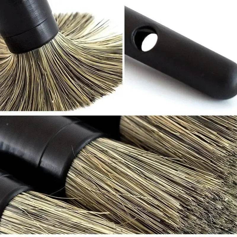 Natural Soft Bristles Hair Car Cleaning Brush - ROYAL EQUIPS