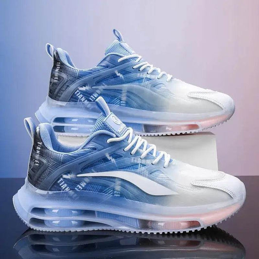Sneakers Air Cushion TPR Sole Air Mash Vamp Light Weight Running Basketball Sports Shoes Couples Trainers - ROYAL EQUIPS