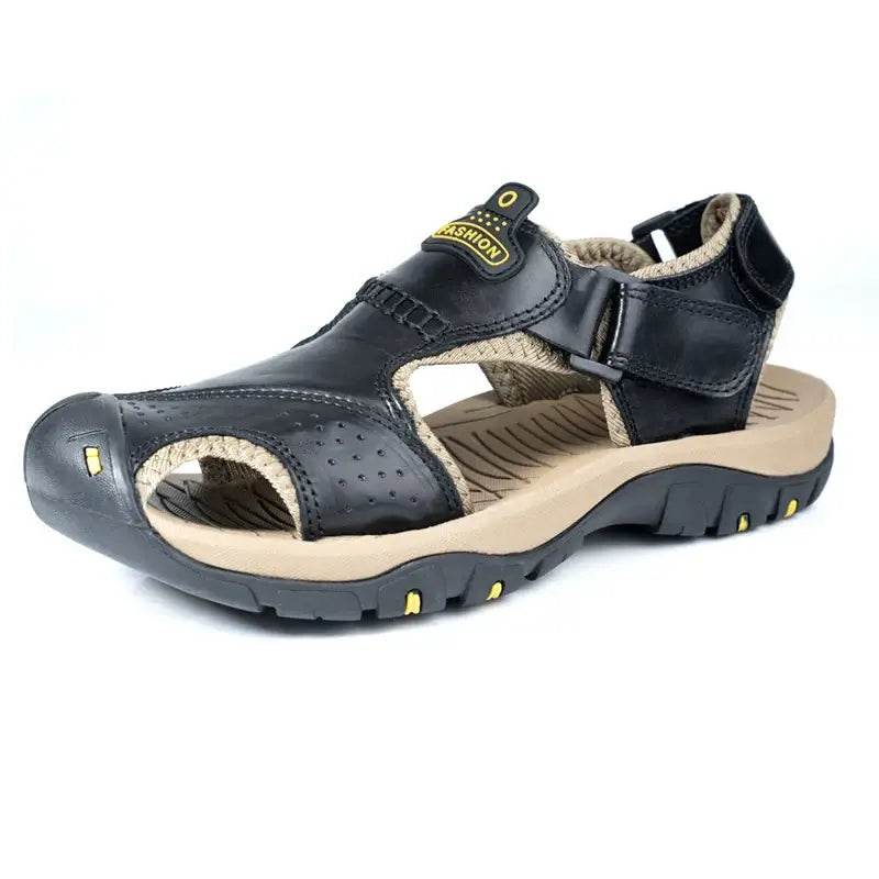 New Summer Outdoor Genuine Leather Non-slip Sandals - ROYAL EQUIPS