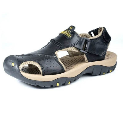 New Summer Outdoor Genuine Leather Non-slip Sandals - ROYAL EQUIPS