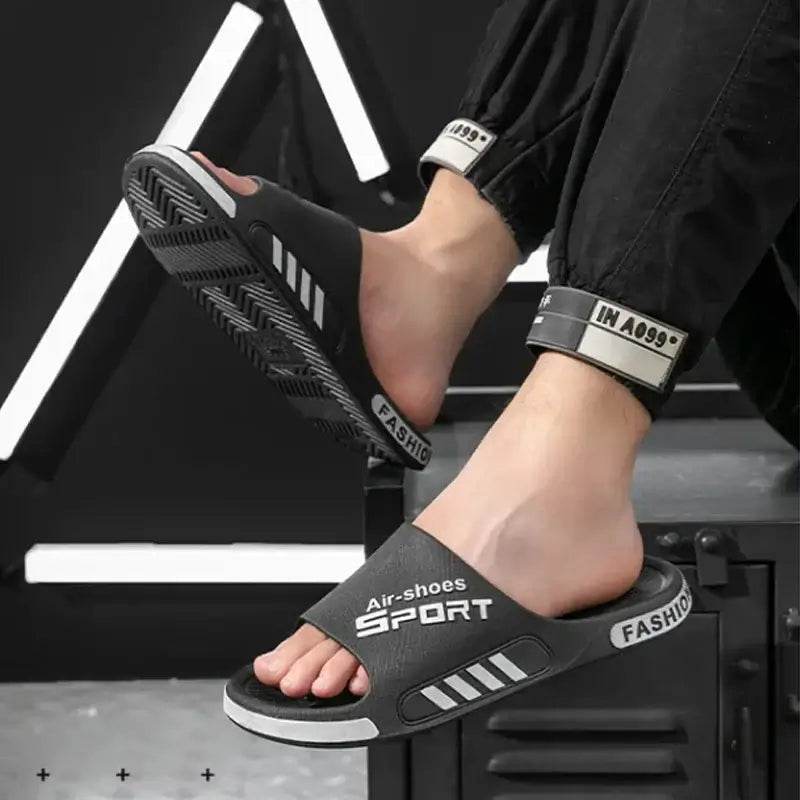 PVC Soft Sole Large Size Outdoor Anti-slip Flip Flops Sandals - ROYAL EQUIPS
