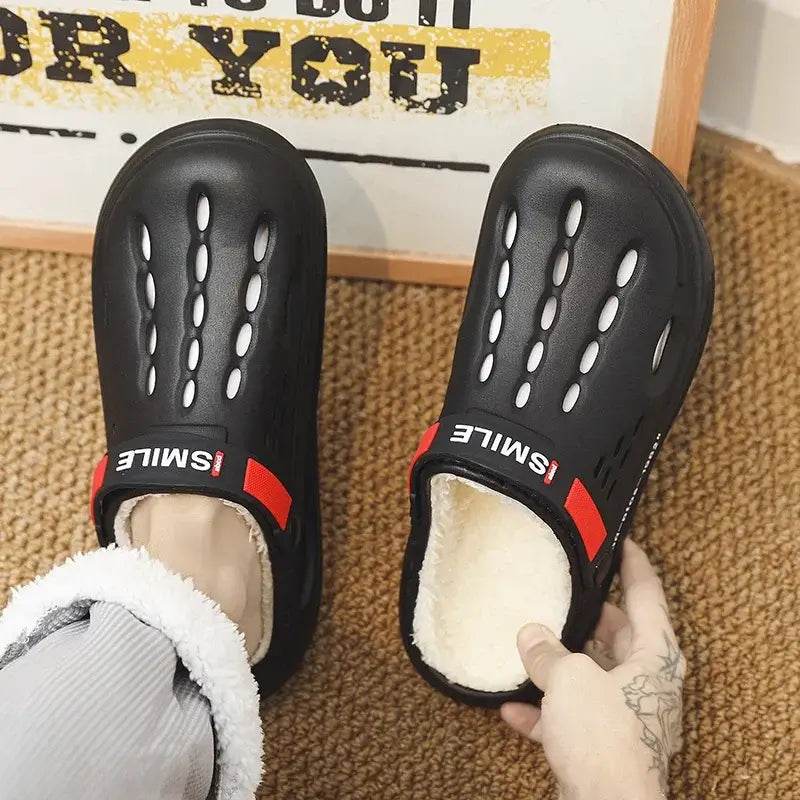 Warm Furry Soft Indoor Bedroom Cotton Slippers Comfortable Plush Clogs 38-45 - ROYAL EQUIPS