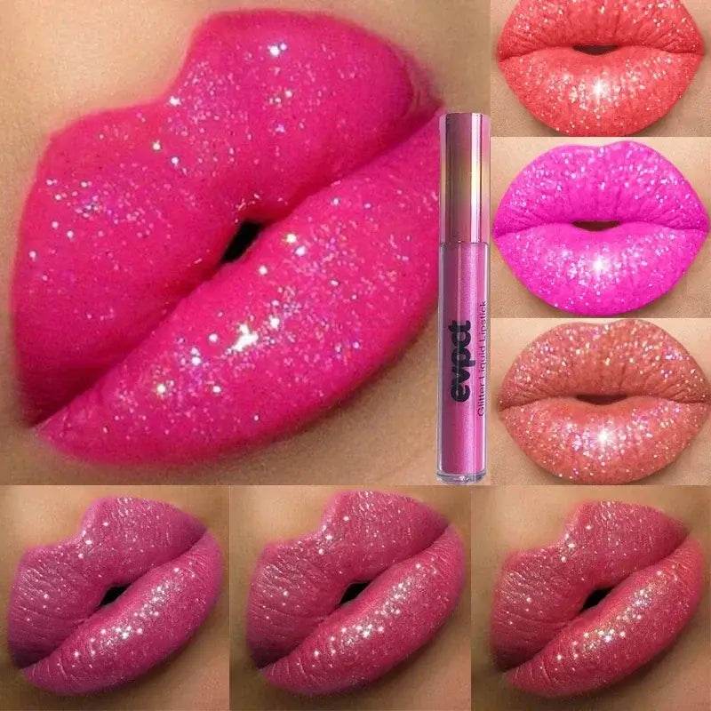 Diamond Shine Waterproof Glitter Lip Gloss - 18 Colors - ROYAL EQUIPS
