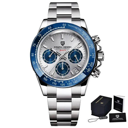 Men's Quartz Business Watch - Luxury Top Brand Chronograph VK63 - ROYAL EQUIPS