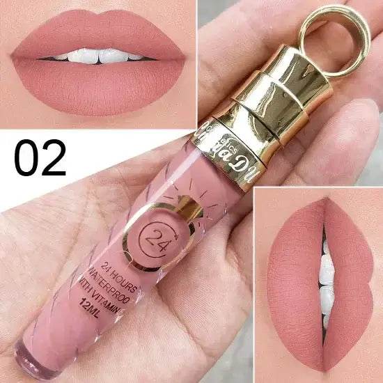 Velvet Matte Liquid Lipstick - Waterproof & Long-Lasting Lip Tint - ROYAL EQUIPS