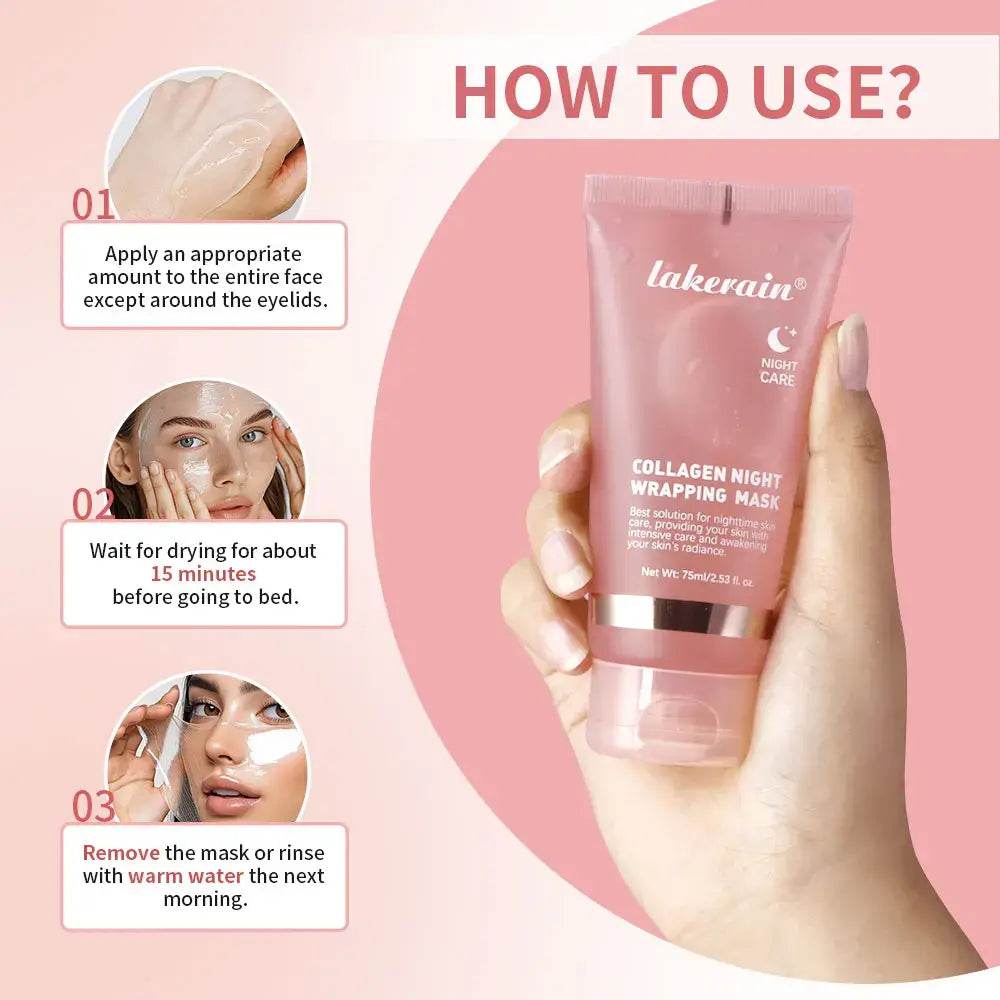 Collagen Overnight Wrapping Peel Off Facial Mask 75ml - ROYAL EQUIPS