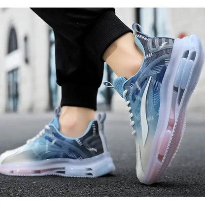 Sneakers Air Cushion TPR Sole Air Mash Vamp Light Weight Running Basketball Sports Shoes Couples Trainers - ROYAL EQUIPS