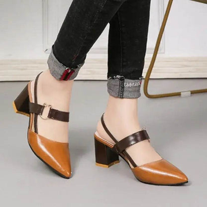 Pointy Sandals Plus Size Women's High Heels - ROYAL EQUIPS