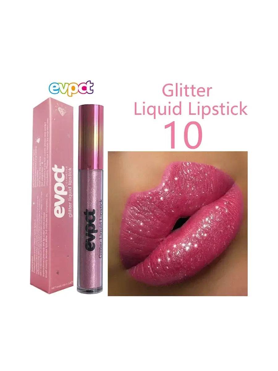 Diamond Shine Waterproof Glitter Lip Gloss - 18 Colors - ROYAL EQUIPS