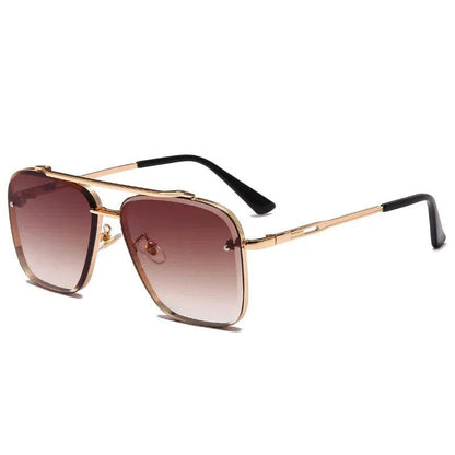 Classic Square Cool Male&Female Vintage Brand Design Metal Sun Glasses - ROYAL EQUIPS