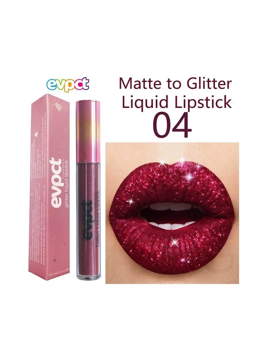 Diamond Shine Waterproof Glitter Lip Gloss - 18 Colors - ROYAL EQUIPS