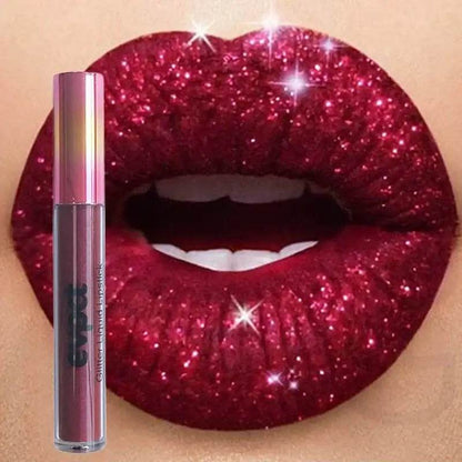 Diamond Shine Waterproof Glitter Lip Gloss - 18 Colors - ROYAL EQUIPS