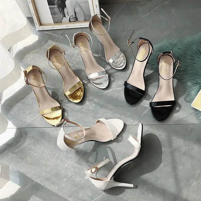 Office High Heels Women's Buckle Strap Casual Pumps - ROYAL EQUIPS