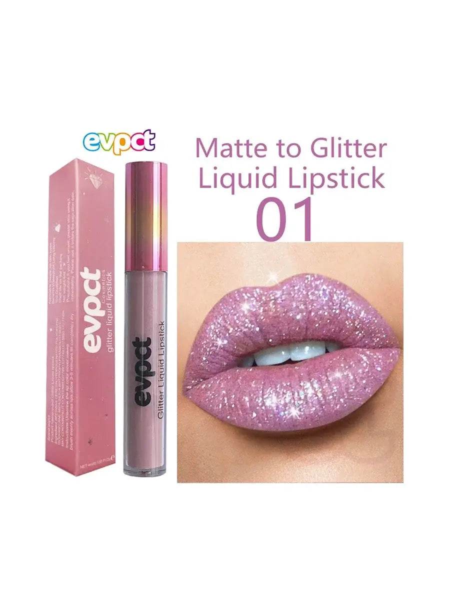 Diamond Shine Waterproof Glitter Lip Gloss - 18 Colors - ROYAL EQUIPS