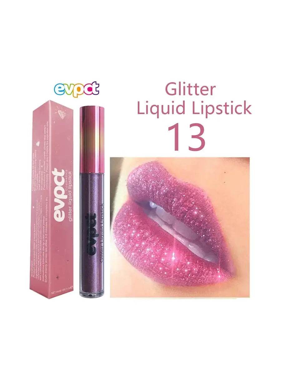 Diamond Shine Waterproof Glitter Lip Gloss - 18 Colors - ROYAL EQUIPS