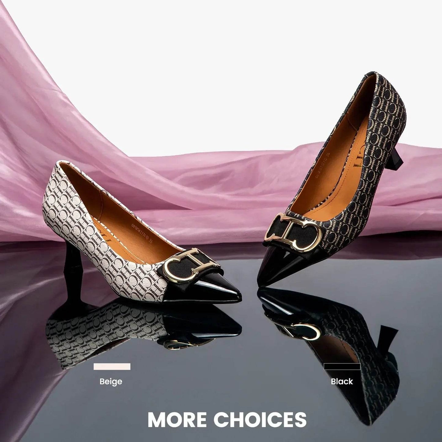 Women's Luxury Design Sandals Metallic Flower Square Toe Fine Brand High Heels - ROYAL EQUIPS