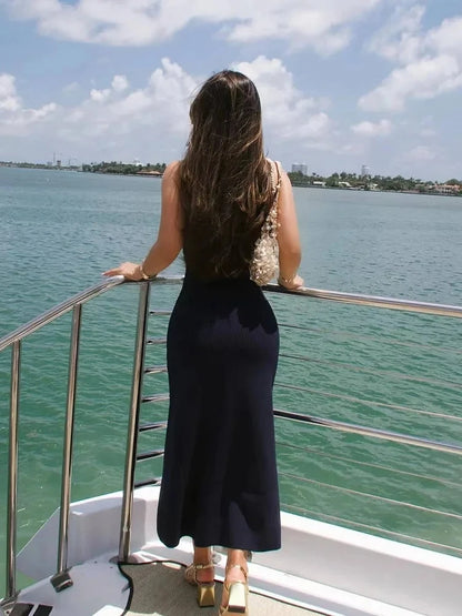 Elegant Button-Down Midi Dress – Timeless Sophistication