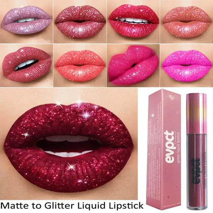 Diamond Shine Waterproof Glitter Lip Gloss - 18 Colors - ROYAL EQUIPS