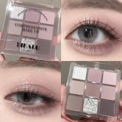 Matte & Shimmer Eyeshadow Palette - Pearlescent Blush Tones - ROYAL EQUIPS