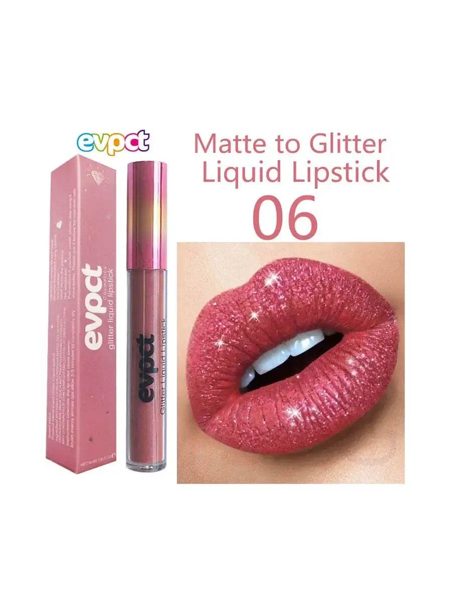 Diamond Shine Waterproof Glitter Lip Gloss - 18 Colors - ROYAL EQUIPS