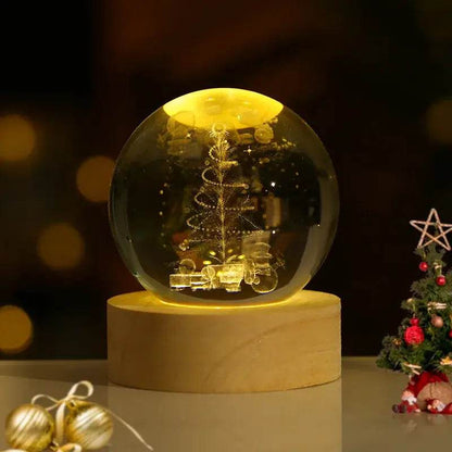 Unique 3D USB Crystal Plasma Ball with Galaxy and Planetary Projections USB Night Light - ROYAL EQUIPS