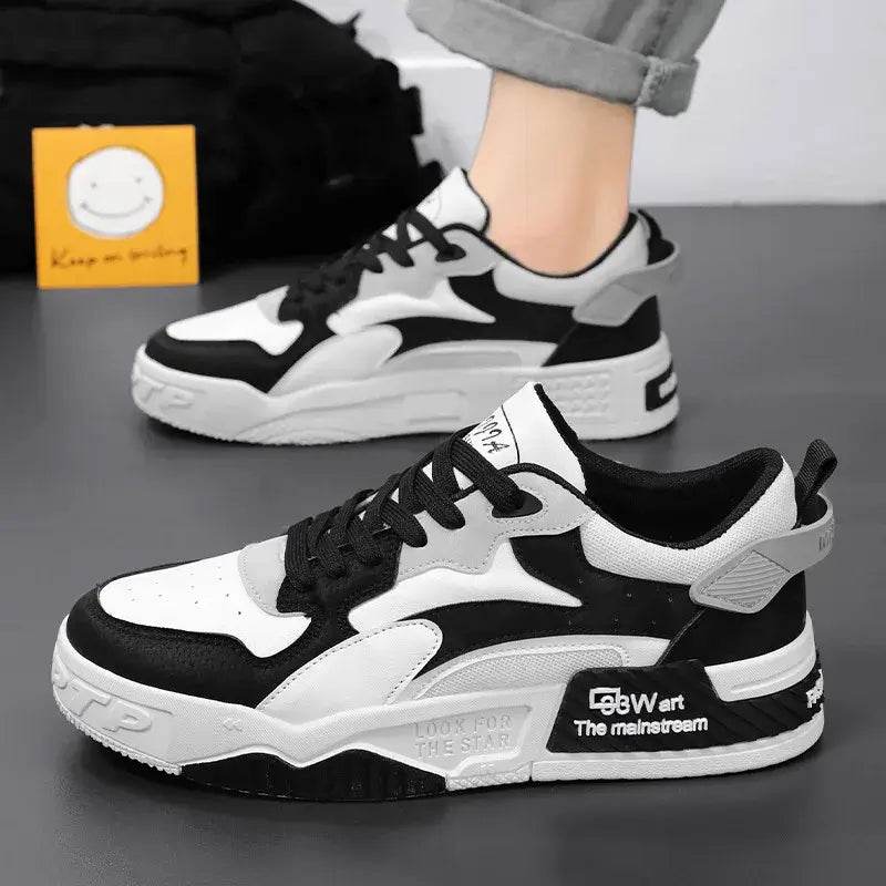 Men's Sneakers Comfortable Platform Trend Lace-up Vulcanized Shoes - ROYAL EQUIPS