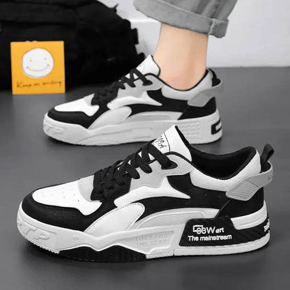 Men's Sneakers Comfortable Platform Trend Lace-up Vulcanized Shoes - ROYAL EQUIPS