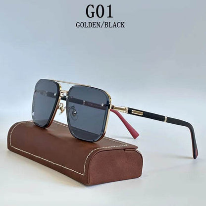 Trendy Square Sunglasses For Men New Vintage Sunglasses Oculos Glasses - ROYAL EQUIPS