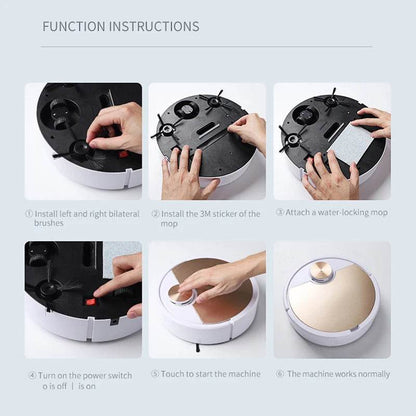 New ES06 Robot Vacuum Cleaner APP Wireless Cleaning Machine Smart Remote Control Sweeping Floor For Home - ROYAL EQUIPS
