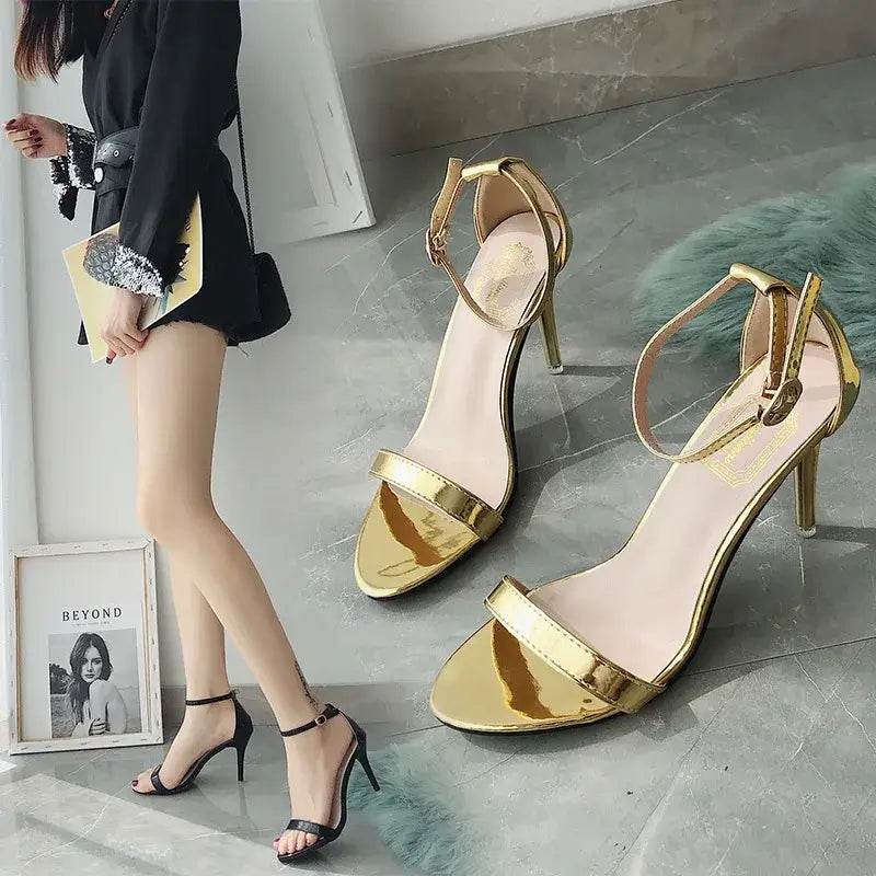 Office High Heels Women's Buckle Strap Casual Pumps - ROYAL EQUIPS