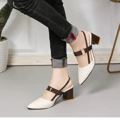 Pointy Sandals Plus Size Women's High Heels - ROYAL EQUIPS