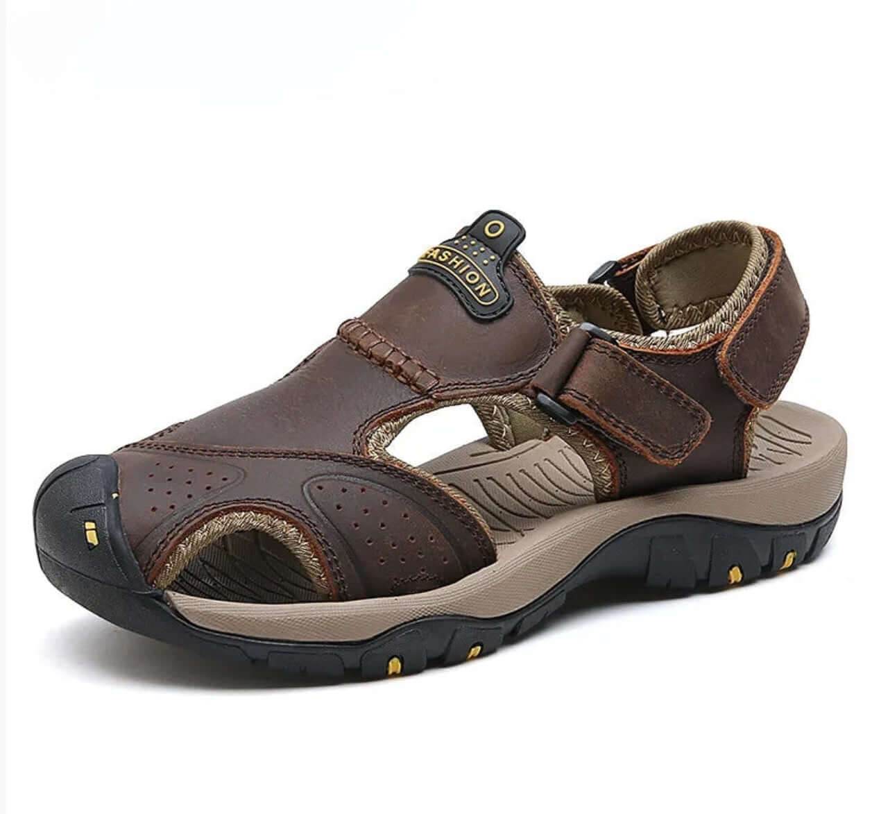 New Summer Outdoor Genuine Leather Non-slip Sandals - ROYAL EQUIPS