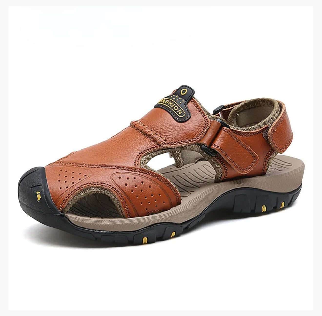 New Summer Outdoor Genuine Leather Non-slip Sandals - ROYAL EQUIPS