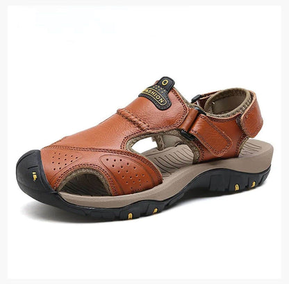 New Summer Outdoor Genuine Leather Non-slip Sandals - ROYAL EQUIPS