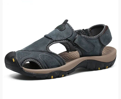 New Summer Outdoor Genuine Leather Non-slip Sandals - ROYAL EQUIPS
